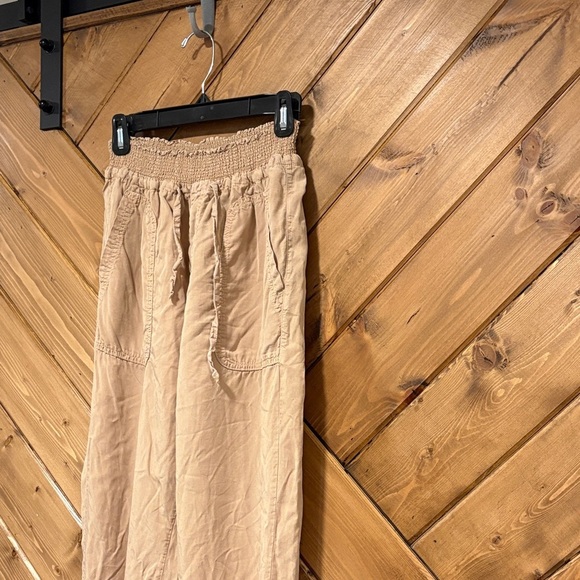 💜Love Tree Tan Jogger Pants Pull On Medium - Picture 2 of 7